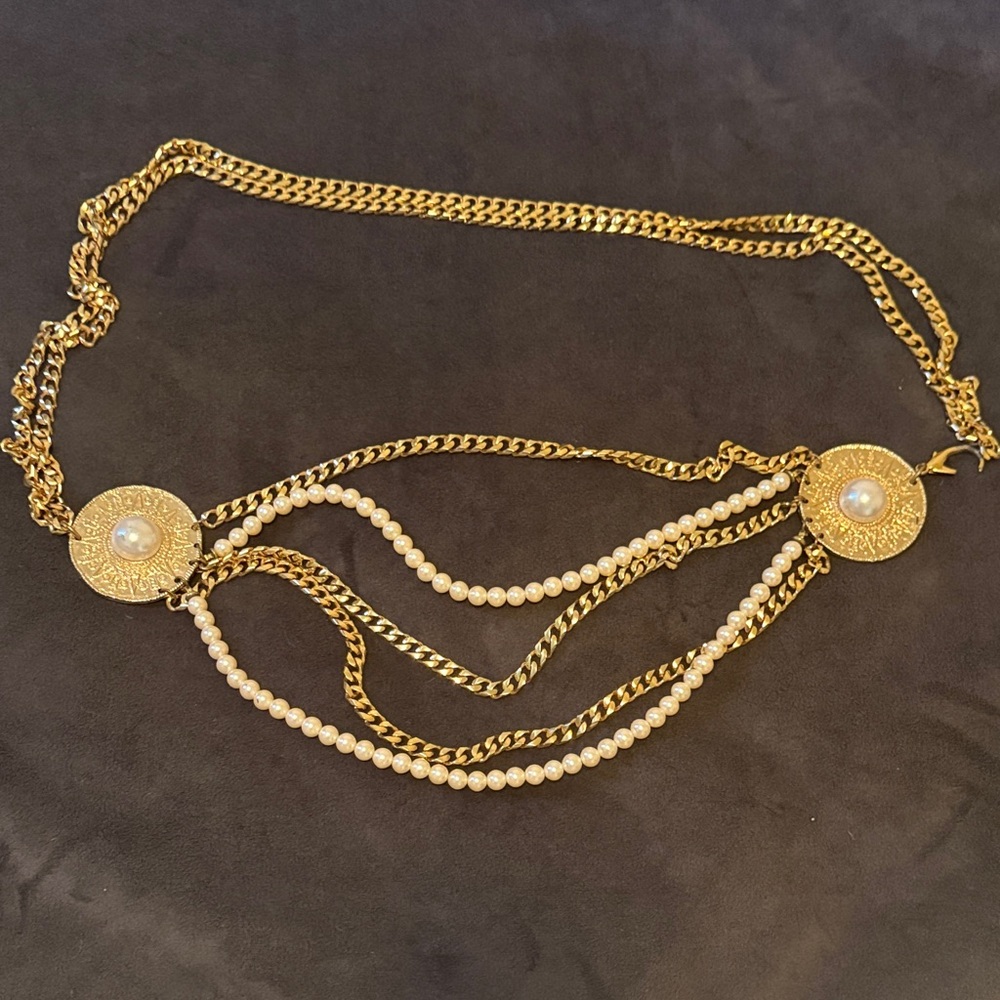 Gold and Pearl Women's belts